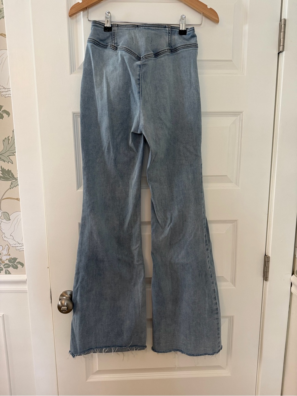 We The Free Light Blue High-Rise Flare Jeans - Picture 2 of 2